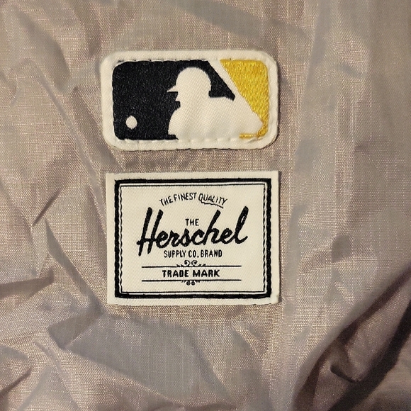 NWOT Herschel Supply Co Gray Backpack with Milwaukee Brewer Logo. - Picture 3 of 6